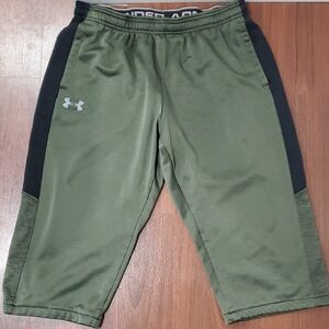 Under Armour Olive and Black Training Shorts